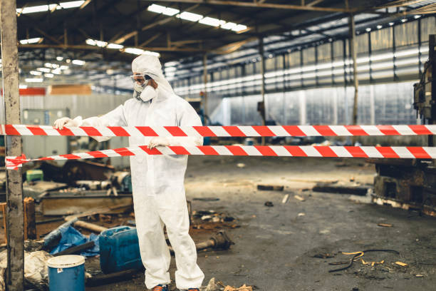 Professional Infectious Disease Decontamination technician working in Ogden, IA
